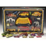 A Corgi No. 48 Jean Richard Circus set, boxed, a No. 292 Starsky and Hutch Ford Torino, a No. 37