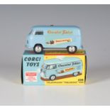 A Corgi Toys No. 441 Volkswagen van 'Toblerone', finished in blue with lemon interior and '