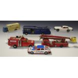 A collection of die-cast vehicles, including a Dinky Supertoys No. 504 Foden tanker 'Regent', second