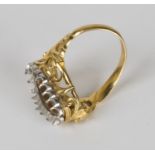 A gold ring mount with pierced scroll decoration (misshapen).Buyer’s Premium 29.4% (including