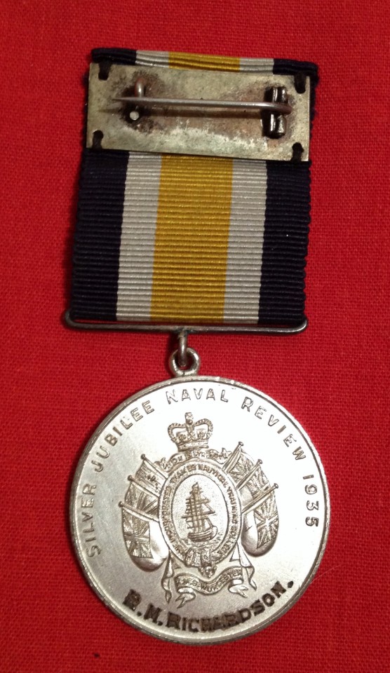 1935 Silver Jubilee Naval Review Medal