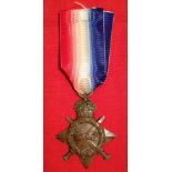 1914-15 Star Medal.