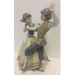 Lladro figurine of dancing couple.