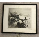 An original Limited edition Etching by Walter H. Sweet.