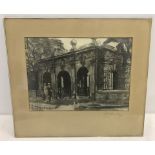 A P.T.Westwood print of York Watergate, Adelphi.