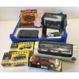 A collection of assorted boxed vehicles.