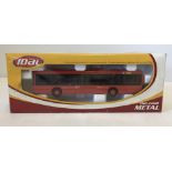 A boxed Joal Scania Omnicity Redline Metropolitan Bus 155 scale 1:50. Red colourway.