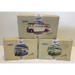 3 boxed Corgi Classic Commercials limited edition buses.