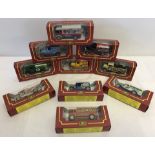 10 boxed Corgi advertising vehicles from the Cameo Collection .