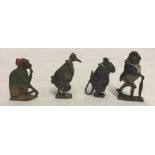 4 Cadburys Coco cubs lead figurines.