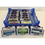 15 boxed Oxford die cast buses.