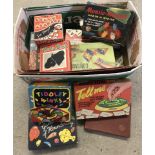 A box of c1950-60's games.