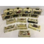 A quantity of 15 boxed Lledo Days Gone vehicles.