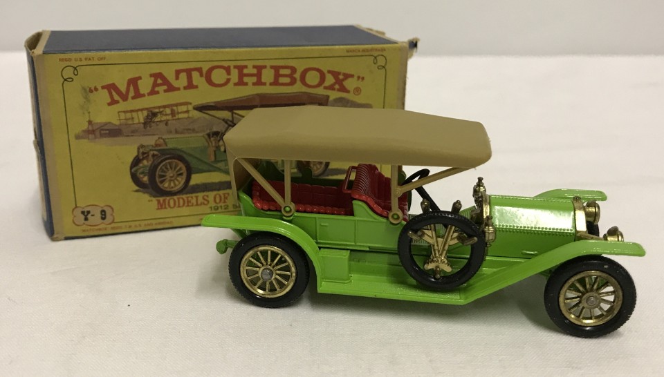 Boxed Matchbox Model of Yesteryear car Y-9 - 1912 Simplex.