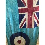WWII British RAF Squadron base flag. Marked 1946.