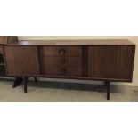 A retro teak 3 drawer, 2 door sideboard.