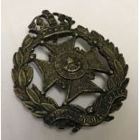 Rifle Regt, 17th County of London Regt, cross belt plate.