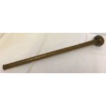 A vintage Zulu hardwood knobkerrie fighting stick.