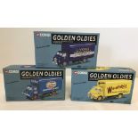 3 boxed Golden Oldies Corgi advertising lorries.