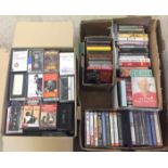 A large quantity of vintage music and story cassettes.