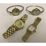 4 ladies wrist watches to include Sekonda and Constant.