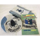 1988 Simod Cup Final football programme, Reading cap & scarf.