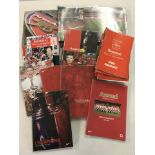 A collection of Arsenal FC handbooks from 1971-2 season onwards.