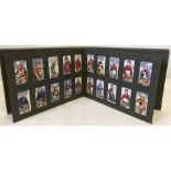 1937 Players Speedway Riders cigarette cards part set 49/50 loose in album.