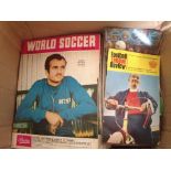 A box of c1960-70's football magazines.