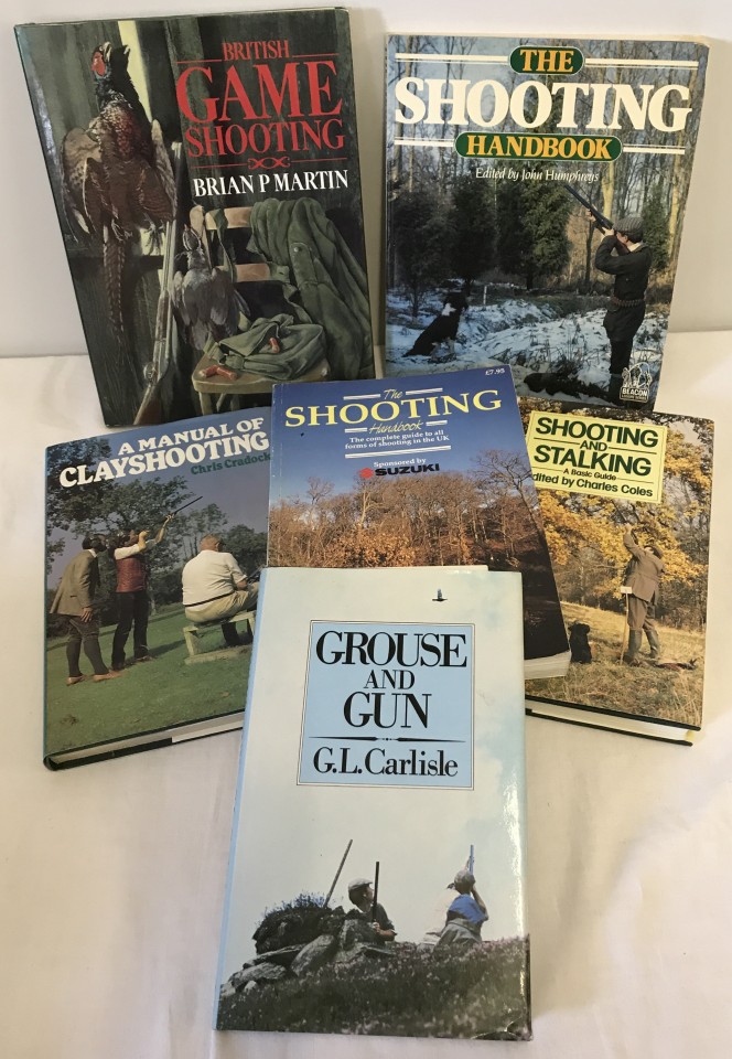 6 assorted books related to shooting.