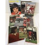 8 circa 1960's - 70's George Best football books including George Bests' Soccer Annual #1-5.