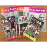 3 Official FA Year Books and 7 FA News magazines.