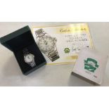 A boxed Norwich City FC Centenary Limited Edition quartz watch.