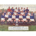 An original 1935-36 season Glasgow Rangers F.C. football jigsaw.