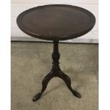 Vintage mahogany tripod wine table.