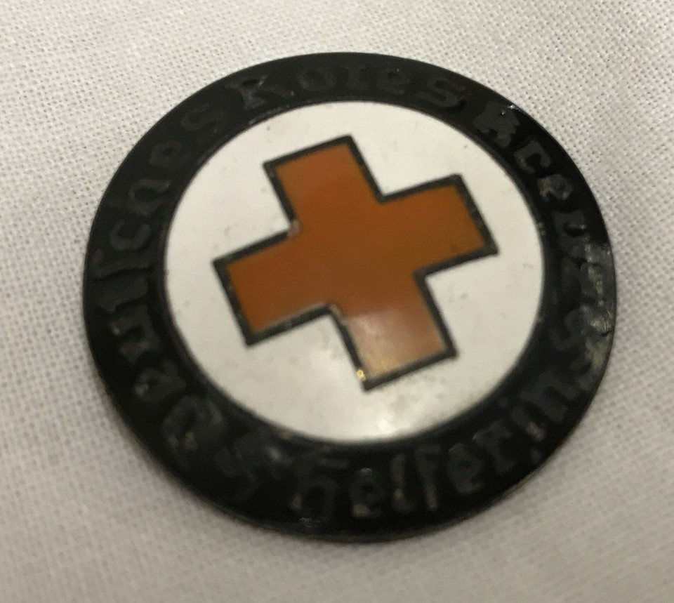 German WWII pattern Red Cross Pin badge.