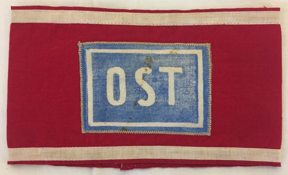 German WWII pattern arm band, OST. For an Eastern People's volunteer.