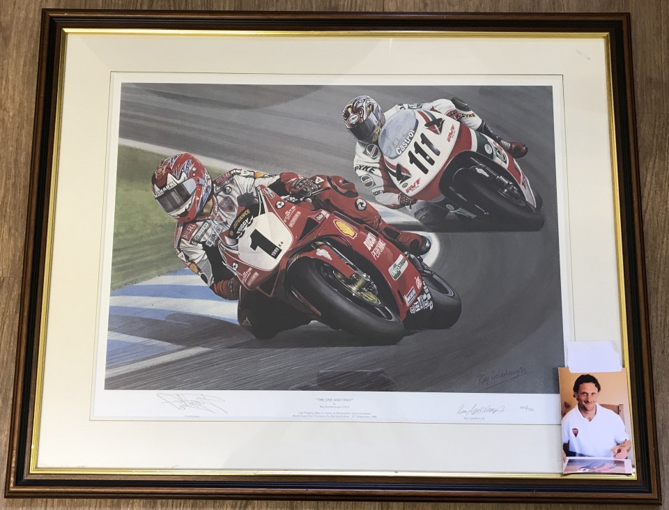 'The One & Only' Carl Fogarty limited edition signed print.