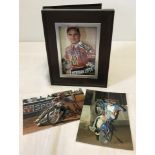 A collection of 16 signed speedway rider photographs c2000.