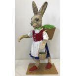 A large German c1950's point of sale display advertising 'Easter Bunny'.