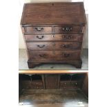 A Victorian mahogany bureau.