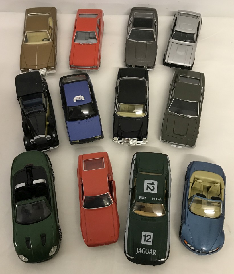 A collection of Corgi diecast cars. To include two 007.