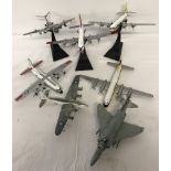 7 Corgi Aviation Archive military model aircraft.