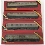 4 boxed Hornby 00 gauge LNER Coaches.