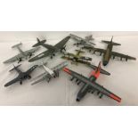 8 Corgi Aviation Archive military model aircraft.