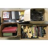 4 boxes of OO gauge model railway items.