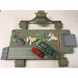 An unboxed Captain Scarlet Cloud Base with 3 aircraft and 2 vehicles.