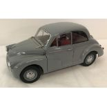 A Sun Star diecast model car 1956 Morris Minor 1000, in grey.