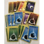 A collection of 50 Pokémon energy cards.