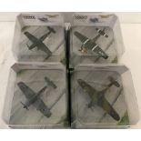 4 boxed Corgi Aviation Archive WWII Legends 1:72 scale.